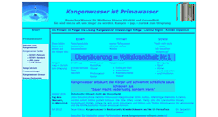 Desktop Screenshot of primawasser.de