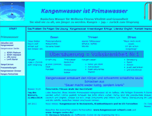 Tablet Screenshot of primawasser.de